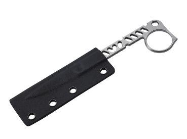 Preview: Feststehendes Messer Sigurd 42 mit Kydexscheide schwarz